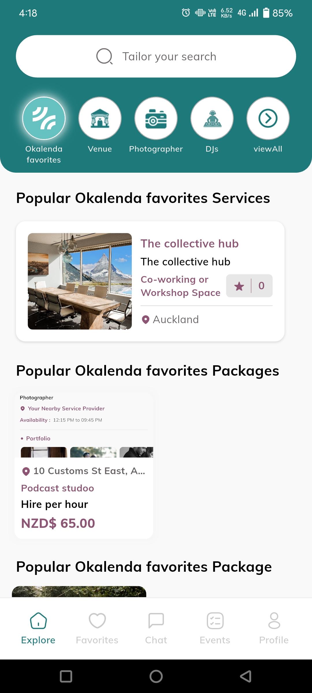 Okalenda Mobile App